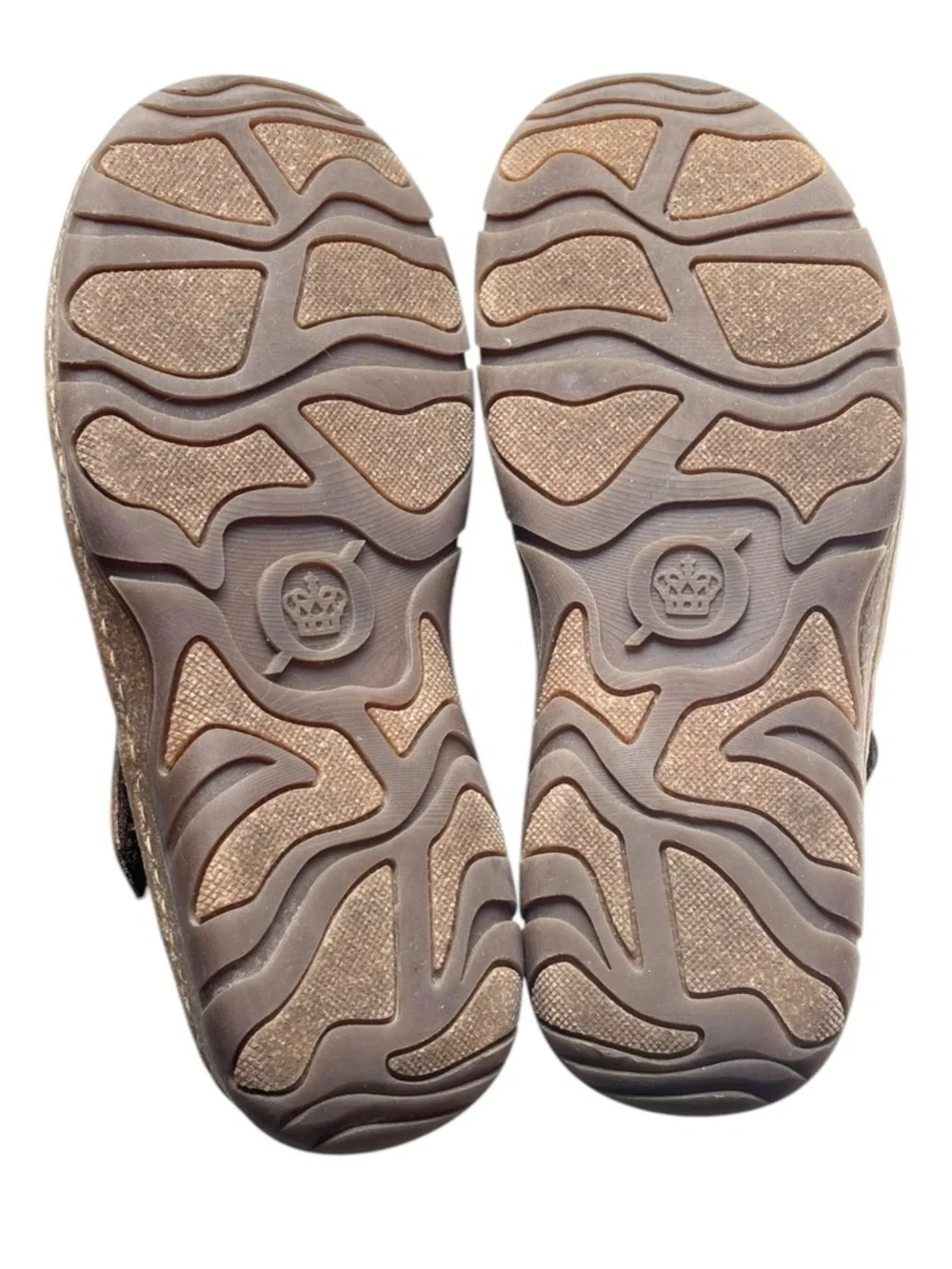 Born Men's Cabot III Brown Amber Leather Fisherman Sandals NWOB | 11 (44 Euro)